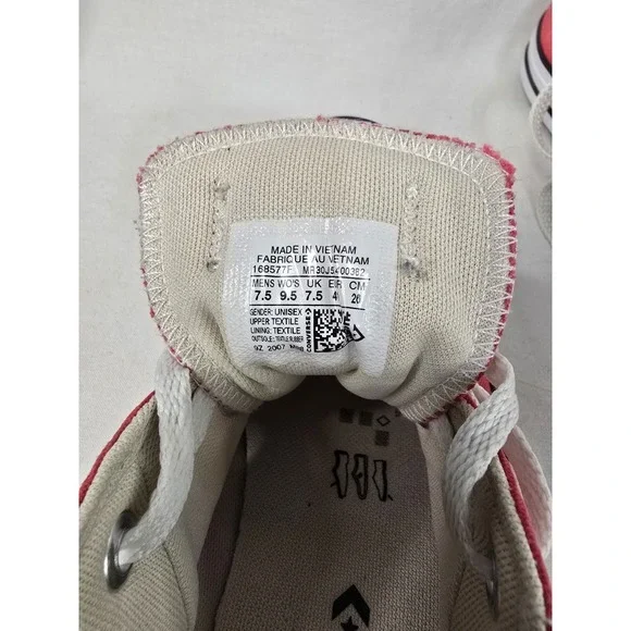 Converse Unisex CT All Star 168577F Pink Casual Shoes Sneakers SZ M 7.5‎  W 9.5 - Picture 7 of 7